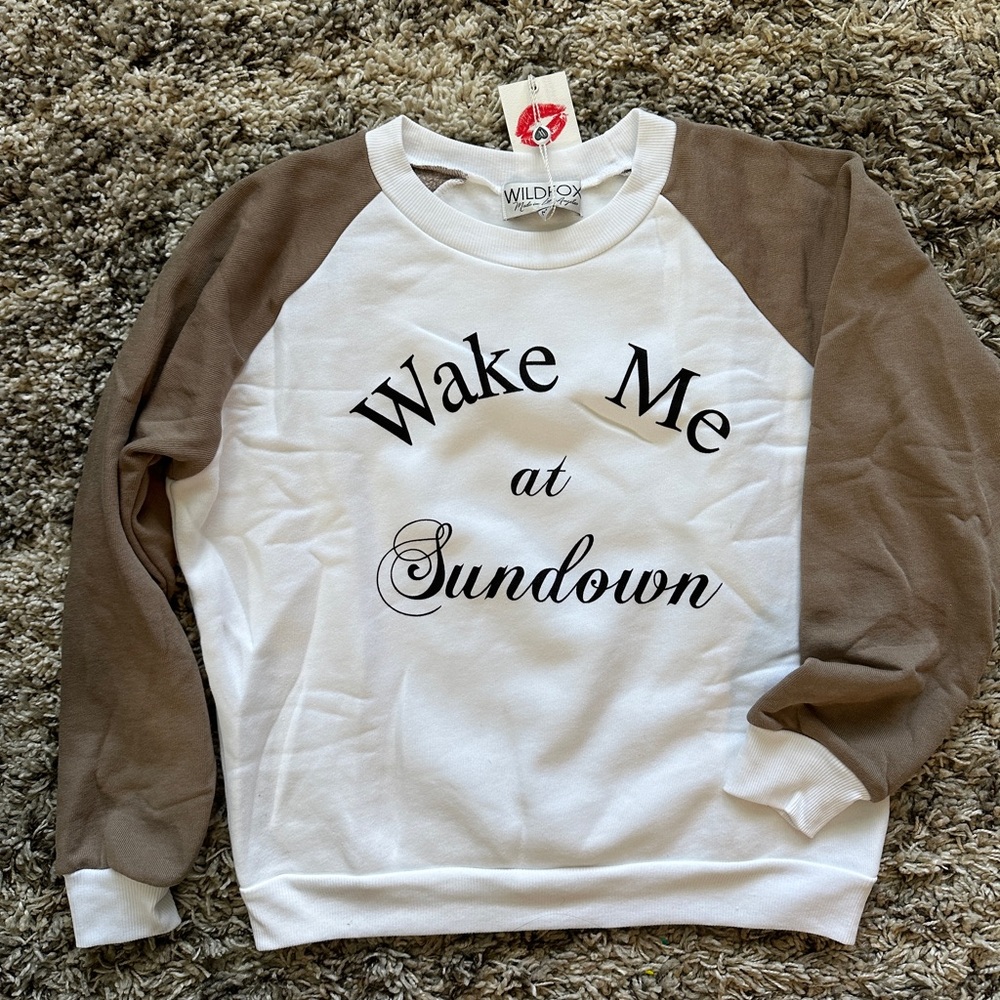 Wildfox New Sweatshirt “Wake Me at Sundown”